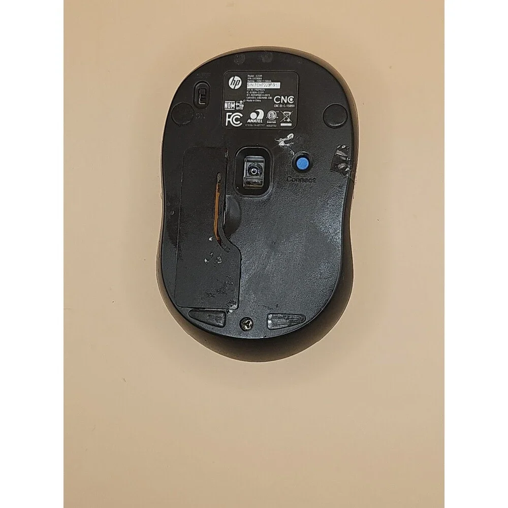 HP Wireless 3-Button Optical Mouse Black No Usb
